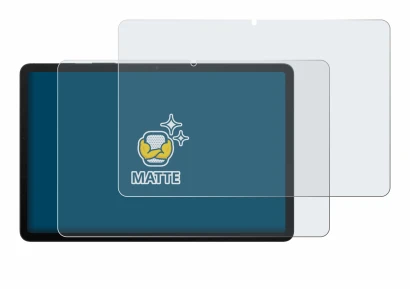 Immagine del dispositivo Samsung Galaxy Tab S8 5G con un'ampia varietà di protezioni per lo schermo.