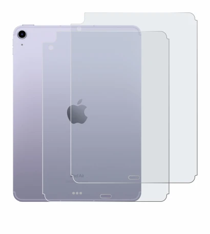 Immagine del dispositivo Apple iPad Air 5 WiFi 2022 (Posteriore, 5a Gen.) con un'ampia varietà di protezioni per lo schermo.