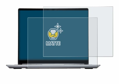 Immagine del dispositivo Framework Laptop 13 con un'ampia varietà di protezioni per lo schermo.