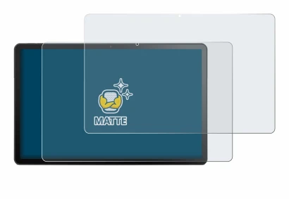 Immagine del dispositivo Lenovo Tab M10 Plus (3a Gen.) con un'ampia varietà di protezioni per lo schermo.