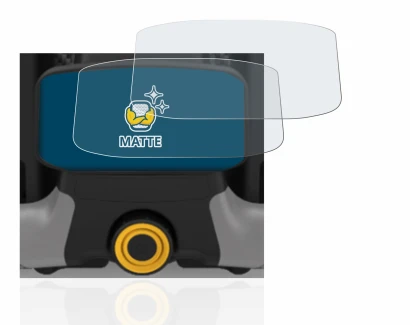 Immagine del dispositivo PowaKaddy CT8 con un'ampia varietà di protezioni per lo schermo.