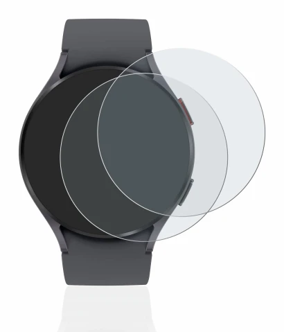 Immagine del dispositivo Samsung Galaxy Watch 5 (44mm) con un'ampia varietà di protezioni per lo schermo.