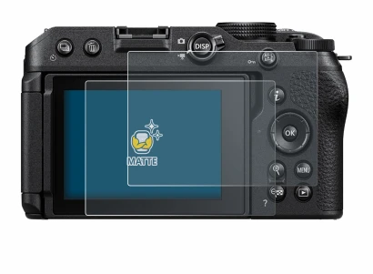 Immagine del dispositivo Nikon Z 30 con un'ampia varietà di protezioni per lo schermo.