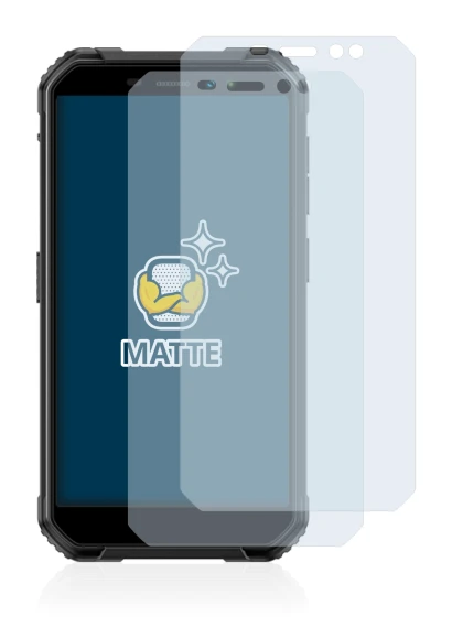 Immagine del dispositivo Ulefone Armor X6 Pro con un'ampia varietà di protezioni per lo schermo.