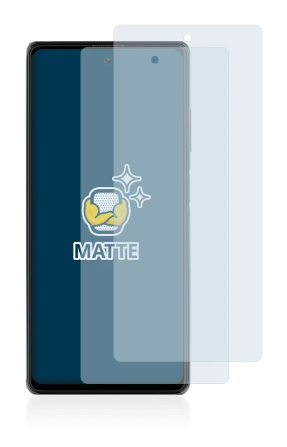 Immagine del dispositivo Blackview A100 con un'ampia varietà di protezioni per lo schermo.