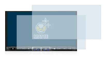 Immagine del dispositivo Alpine iLX-705D con un'ampia varietà di protezioni per lo schermo.