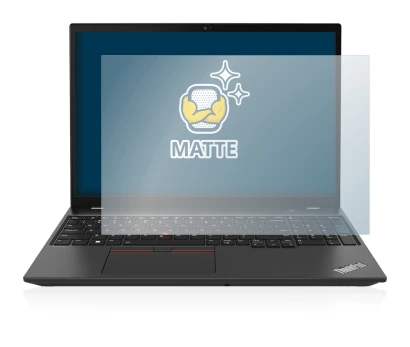Immagine del dispositivo Lenovo ThinkPad T16 Gen 1 16" con un'ampia varietà di protezioni per lo schermo.