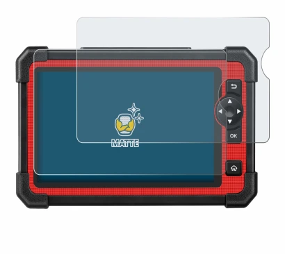 Immagine del dispositivo Launch X-431 CRP919E con un'ampia varietà di protezioni per lo schermo.