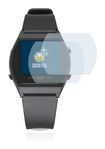 Immagine del dispositivo Casio LW-204-1BEF con un'ampia varietà di protezioni per lo schermo.