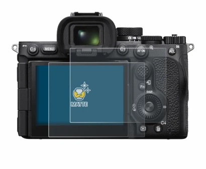Immagine del dispositivo Sony Alpha 7R V / a7R V con un'ampia varietà di protezioni per lo schermo.