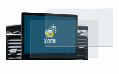 Immagine del dispositivo Ford Transit SYNC 4 con un'ampia varietà di protezioni per lo schermo.