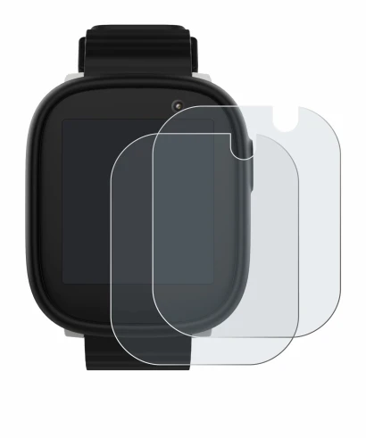 Immagine del dispositivo Xplora X6 Play 2022 (1a generación) con un'ampia varietà di protezioni per lo schermo.