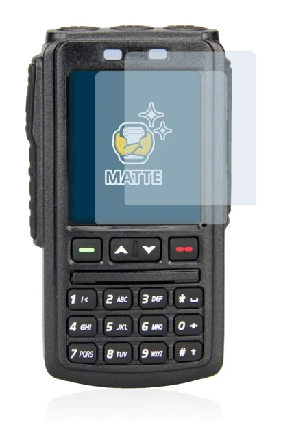 Immagine del dispositivo AnyTone BT-01 con un'ampia varietà di protezioni per lo schermo.