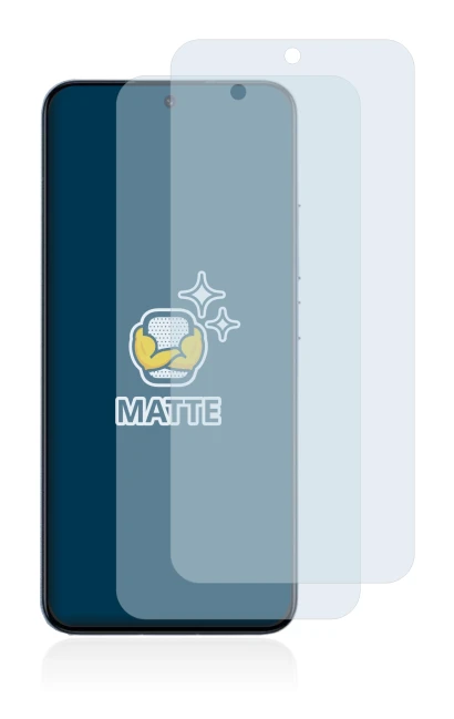 Immagine del dispositivo Xiaomi 13 con un'ampia varietà di protezioni per lo schermo.