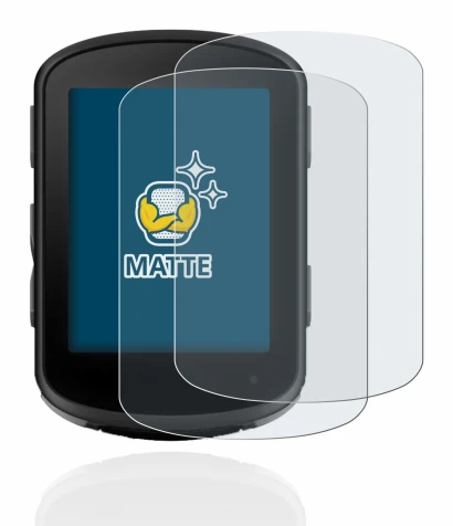 Immagine del dispositivo Garmin Edge 540 con un'ampia varietà di protezioni per lo schermo.