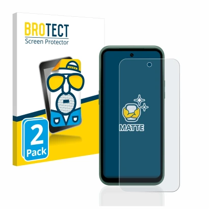 Parte frontale di una confezione del prodotto con il logo del marchio BROTECT. Accanto è raffigurato il dispositivo Nokia XR21