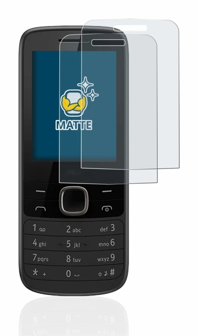 Immagine del dispositivo Nokia 225 4G con un'ampia varietà di protezioni per lo schermo.