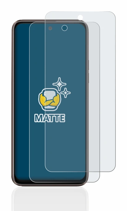 Immagine del dispositivo HTC U23 Pro con un'ampia varietà di protezioni per lo schermo.