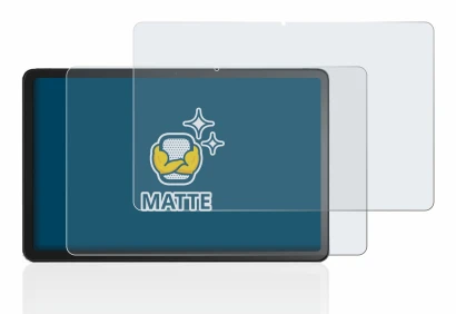 Immagine del dispositivo Amazon Fire Max 11 con un'ampia varietà di protezioni per lo schermo.