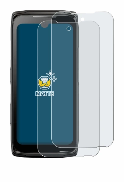 Immagine del dispositivo Crosscall Core-Z5 con un'ampia varietà di protezioni per lo schermo.