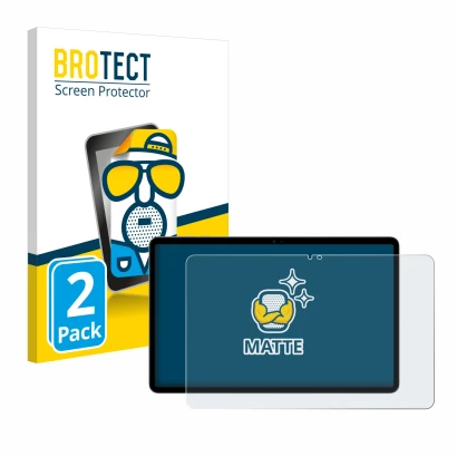 Parte frontale di una confezione del prodotto con il logo del marchio BROTECT. Accanto è raffigurato il dispositivo Honor Pad 