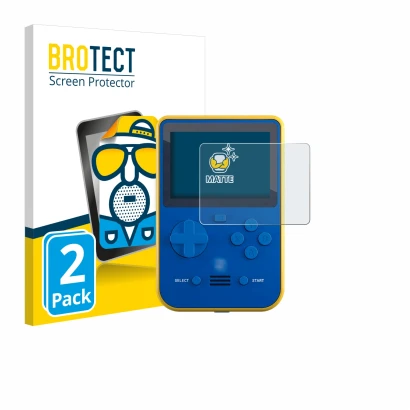 Parte frontale di una confezione del prodotto con il logo del marchio BROTECT. Accanto è raffigurato il dispositivo Blaze Supe