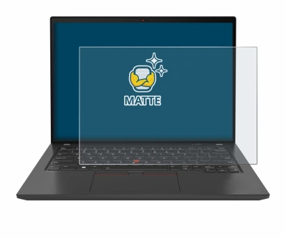 Immagine del dispositivo Lenovo ThinkPad T16 Gen 3 con un'ampia varietà di protezioni per lo schermo.