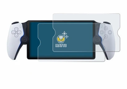 Immagine del dispositivo Sony Playstation Portal con un'ampia varietà di protezioni per lo schermo.