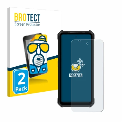 Parte frontale di una confezione del prodotto con il logo del marchio BROTECT. Accanto è raffigurato il dispositivo Ulefone Ar