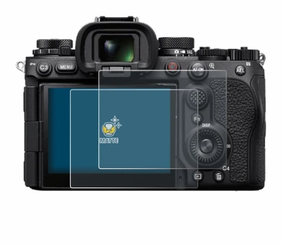 Immagine del dispositivo Sony Alpha 9 III con un'ampia varietà di protezioni per lo schermo.