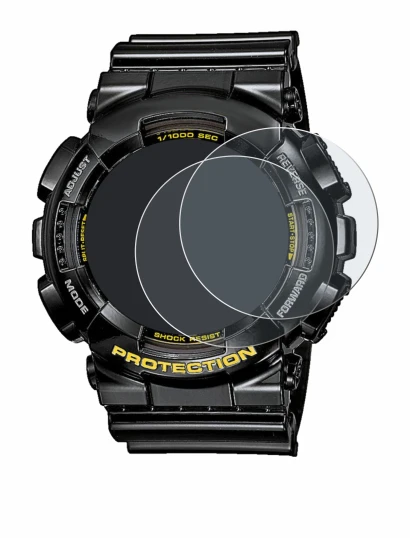 Immagine del dispositivo Casio G-Shock GA-110GB-1A con un'ampia varietà di protezioni per lo schermo.