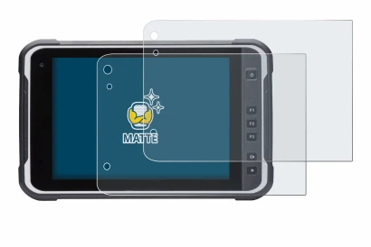 Immagine del dispositivo Handheld Algiz RT8 con un'ampia varietà di protezioni per lo schermo.