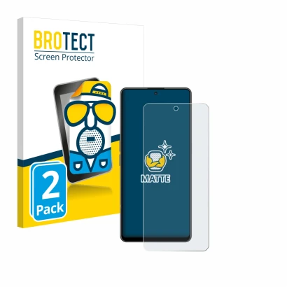 Parte frontale di una confezione del prodotto con il logo del marchio BROTECT. Accanto è raffigurato il dispositivo OnePlus No