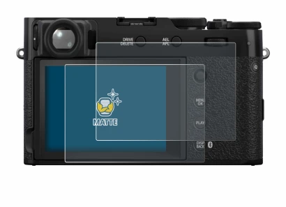 Immagine del dispositivo Fujifilm X100VI con un'ampia varietà di protezioni per lo schermo.