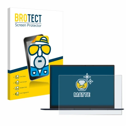 Parte frontale di una confezione del prodotto con il logo del marchio BROTECT. Accanto è raffigurato il dispositivo ASUS ZenBo