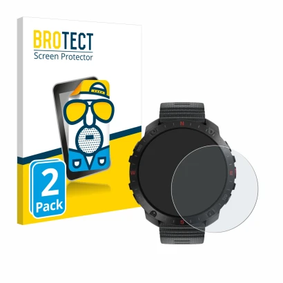 Parte frontale di una confezione del prodotto con il logo del marchio BROTECT. Accanto è raffigurato il dispositivo Polar Grit