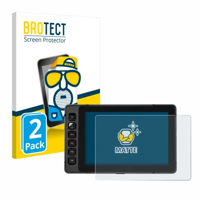 Parte frontale di una confezione del prodotto con il logo del marchio BROTECT. Accanto è raffigurato il dispositivo SmallHD Ul