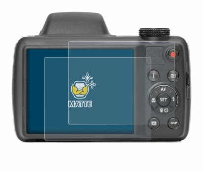 Immagine del dispositivo Kodak Pixpro AZ528 con un'ampia varietà di protezioni per lo schermo.