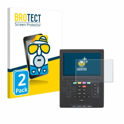 Parte frontale di una confezione del prodotto con il logo del marchio BROTECT. Accanto è raffigurato il dispositivo Polyend Tr