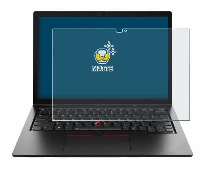 Immagine del dispositivo Lenovo ThinkPad L13 2-in-1 Gen 5 con un'ampia varietà di protezioni per lo schermo.