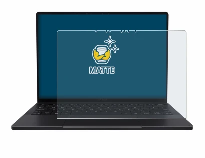 Immagine del dispositivo ASUS ProArt PX13 con un'ampia varietà di protezioni per lo schermo.