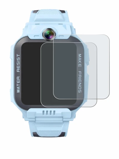 Immagine del dispositivo Imoo Watch Phone Z7 con un'ampia varietà di protezioni per lo schermo.