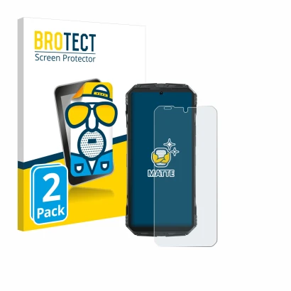 Parte frontale di una confezione del prodotto con il logo del marchio BROTECT. Accanto è raffigurato il dispositivo Doogee S P
