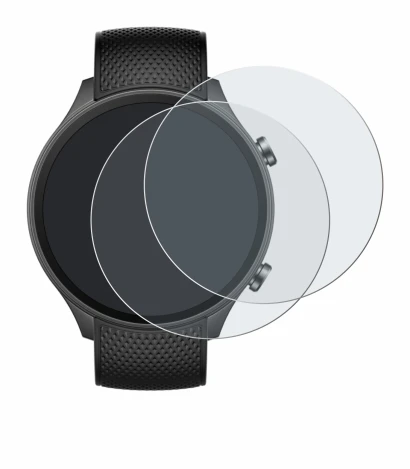 Immagine del dispositivo OnePlus watch 2R con un'ampia varietà di protezioni per lo schermo.
