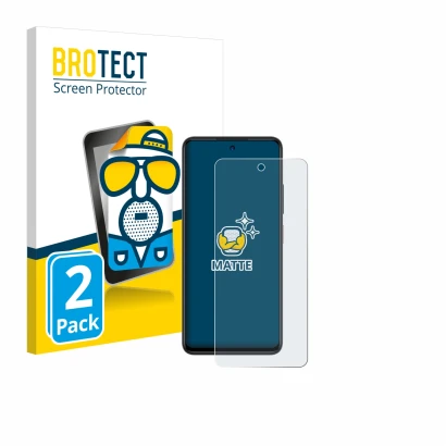 Parte frontale di una confezione del prodotto con il logo del marchio BROTECT. Accanto è raffigurato il dispositivo ZTE Blade
