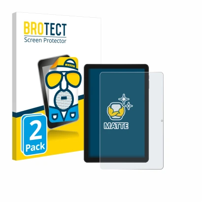 Parte frontale di una confezione del prodotto con il logo del marchio BROTECT. Accanto è raffigurato il dispositivo Doogee T10