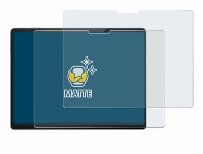 Immagine del dispositivo Microsoft Surface Pro 11 con un'ampia varietà di protezioni per lo schermo.