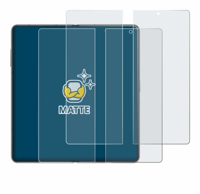 Immagine del dispositivo Honor Magic V3 (inneres Display) con un'ampia varietà di protezioni per lo schermo.
