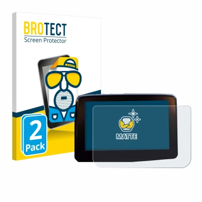 Parte frontale di una confezione del prodotto con il logo del marchio BROTECT. Accanto è raffigurato il dispositivo Mazda 2 BJ