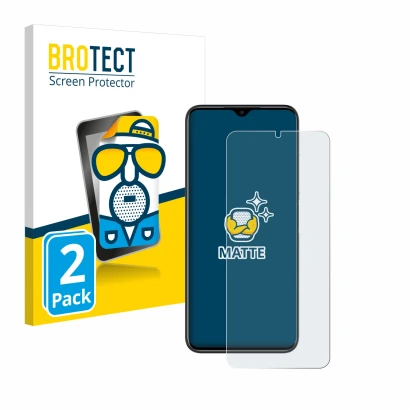 Parte frontale di una confezione del prodotto con il logo del marchio BROTECT. Accanto è raffigurato il dispositivo Doogee N50